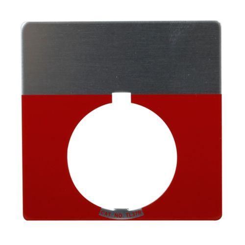 EATON 10250T LGND PLATES BLANK JUMBO RED