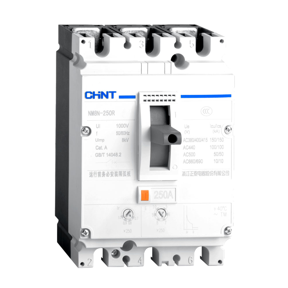 Chint 50KA 50A 3P MCCB
(Thermal/Magnetic 0.7-1In) NM8N-125S/3P-50A-TM