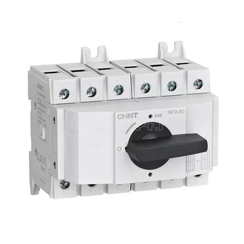 Chint 80A 6 Pole isolators Grey handle with lock