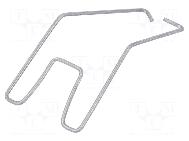 RELPOL S.A Retractor clips for sockets:GZS92 and relays RM84, RM85, RM88. Black colours