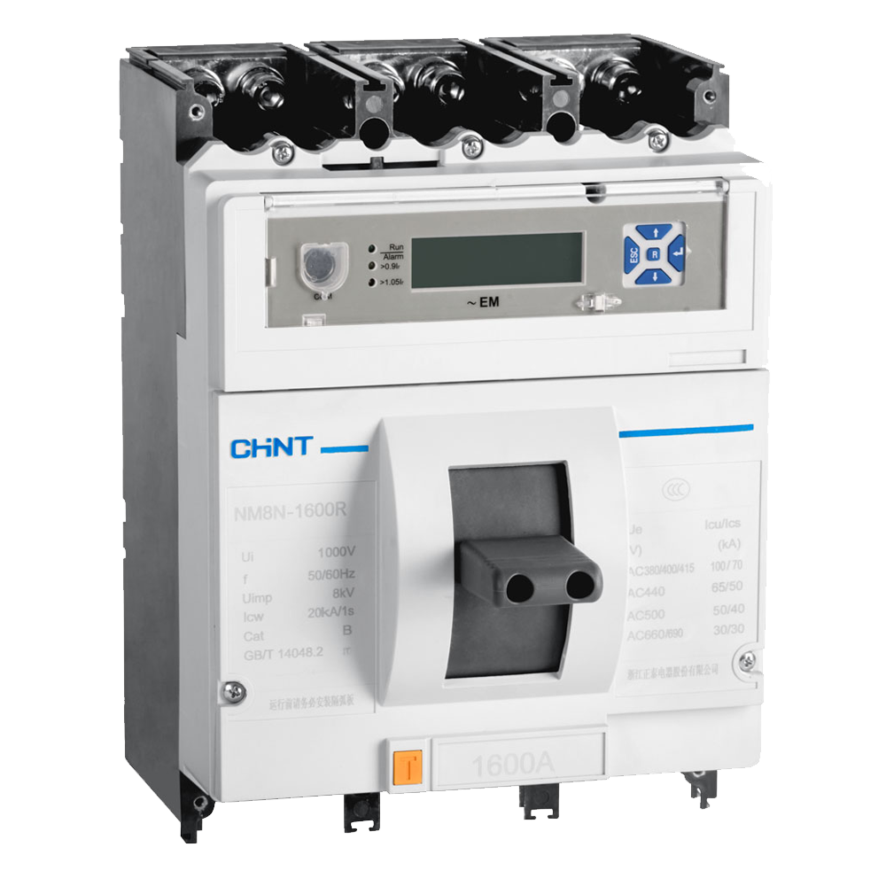Chint 35KA 500A 3P AC1000V MCCB
(Thermal/M 0.7-1In) NM8N-630HVS/3P-500A