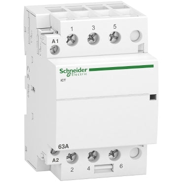 SCHNEIDER iCT 63A 3NO 220...240V 50Hz contactor
