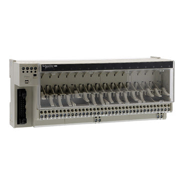 SCHNEIDER sub-base for plug-in relay ABE7 - 16 channels - relay 10 mm