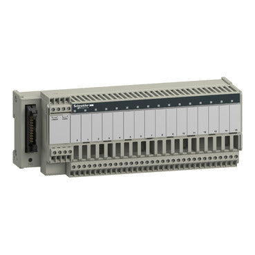 SCHNEIDER sub-base - soldered solid state output relay ABE7 - 16 inputs - 115 V AC