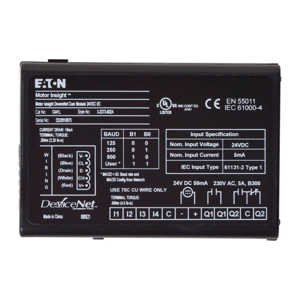 EATON DEVICENET COMM MODULE WITH 24VDC INPUTS