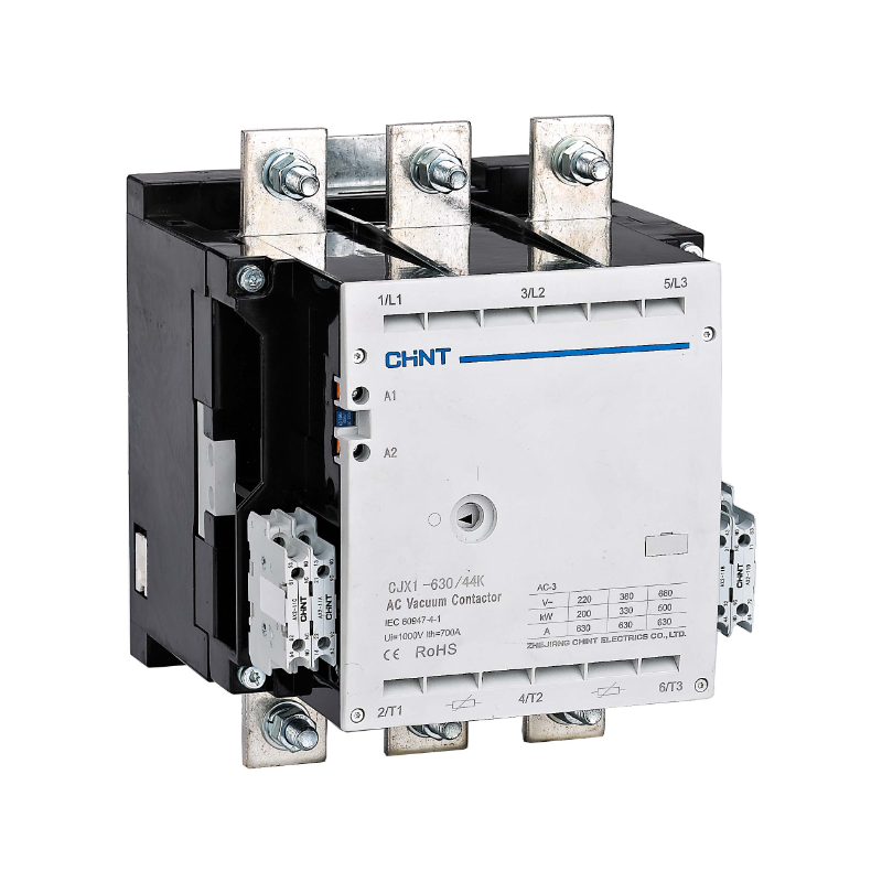 Chint Vacuum Contactor 630A 3NO Main+4NO+4NC Aux 380V AC/DC CJX1-630/44K-380V