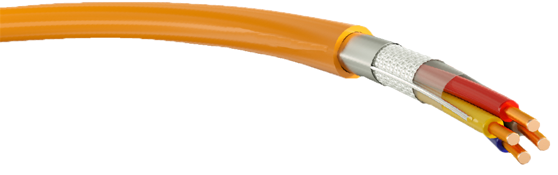 NIDEC 200/240V 1-Phase Digitax SF Power Cable (1m) - 1KW+