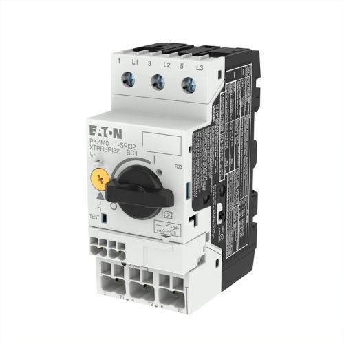 EATON MOTOR PROT C/B, 15 KW, 25 - 32 A, FEED-SIDE SCREW TERMINALS/OUTPUT-SIDE PUSH-IN TERMINALS, FOR USE WITH MOTOR STARTER COMBINATIONS TYPE MSC...