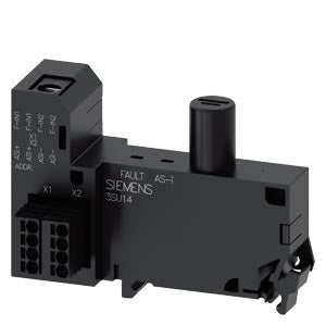 SIEMENS AS-Interface module, 2 safe inputs, 1 LED, red, Spring-type terminal (Push-in), for floor mounting