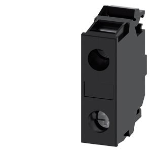 SIEMENS Support terminal, black, screw terminal, for floor mounting