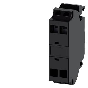 SIEMENS Support terminal, black, spring-type terminal, for front plate mounting