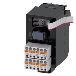 SIEMENS SIRIUS ACT with PROFINET: standard interface module 24 V DC, spring-loaded terminal, front plate mounting 1 to 20 terminal modules connectable