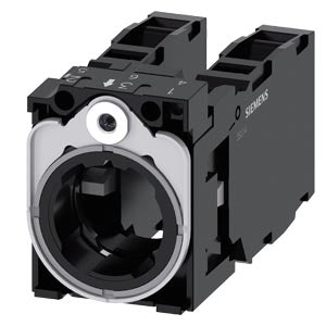 SIEMENS holder, universal, 3-way, plastic/metal, 1 NO+1 NC, 1 NO+1 NC, screw terminal