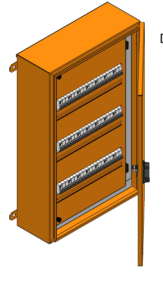 3X32 WAY SAMITE 3X23 WAY DIN TRIPLE ROW DB