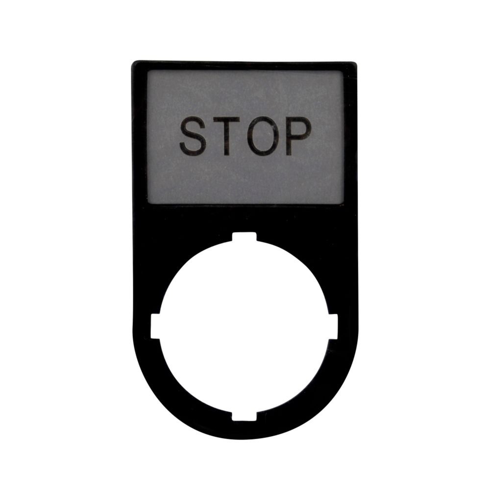 EATON LGND PLATES – 30 X 50 MM FOR USE M22 AND C22 STOP