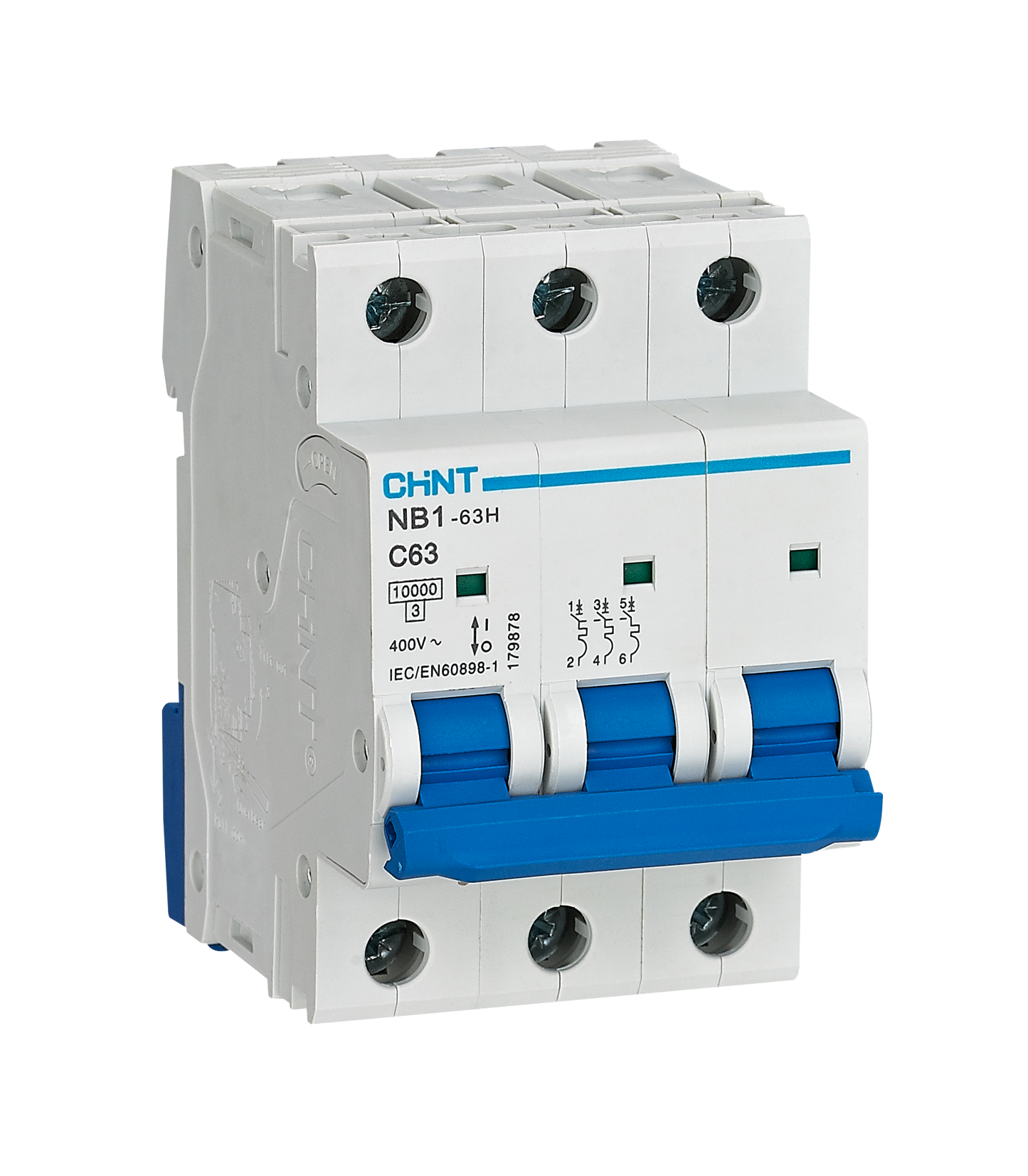 Chint 10kA 3P 6A Circuit Breaker C-Curve