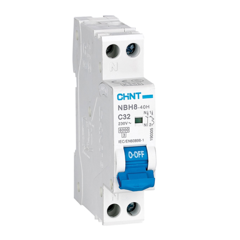 Chint 4.5kA 1P+N 16A Compact Circuit Breaker C-Curve NBH8-40-1P+N-C16
