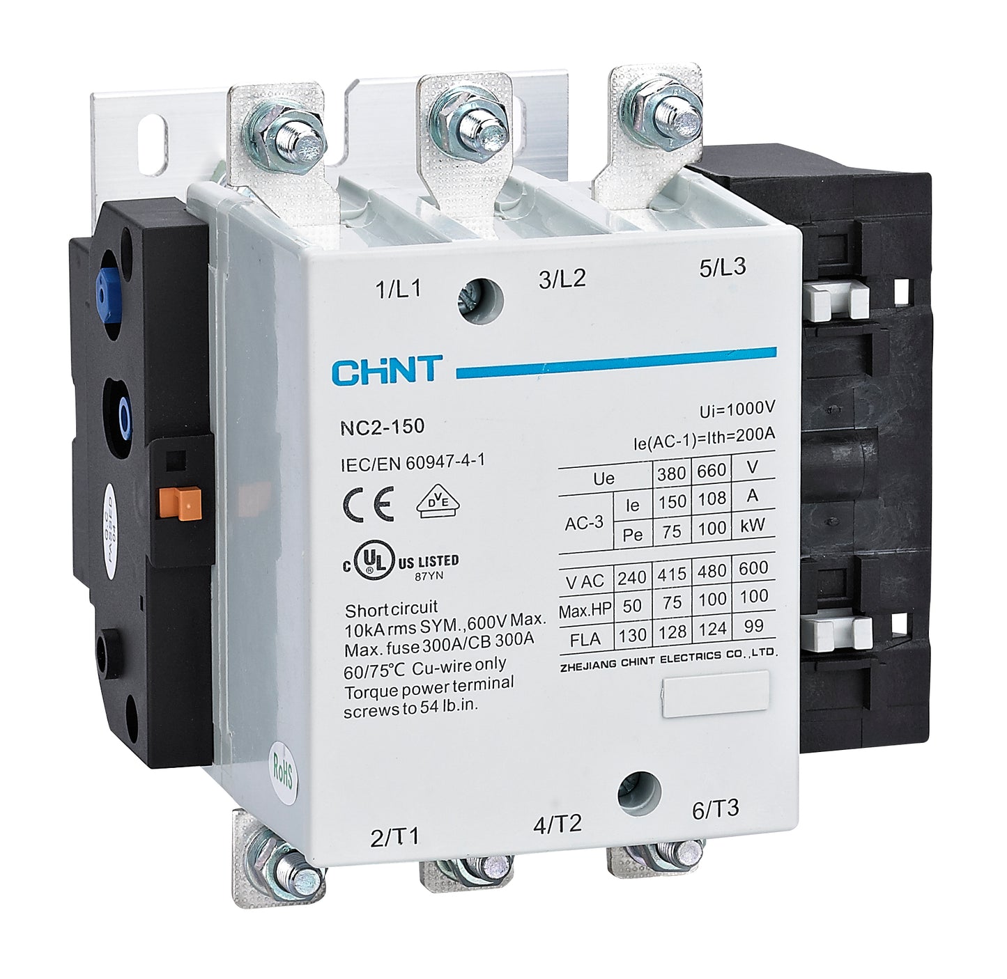 Chint Contactor 400A 4P 240V 50/60Hz