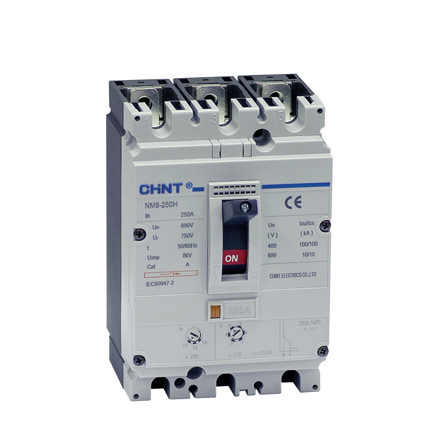 Chint 35KA 400A 3P AC1000V MCCB (Thermal/M 0.7-1In)