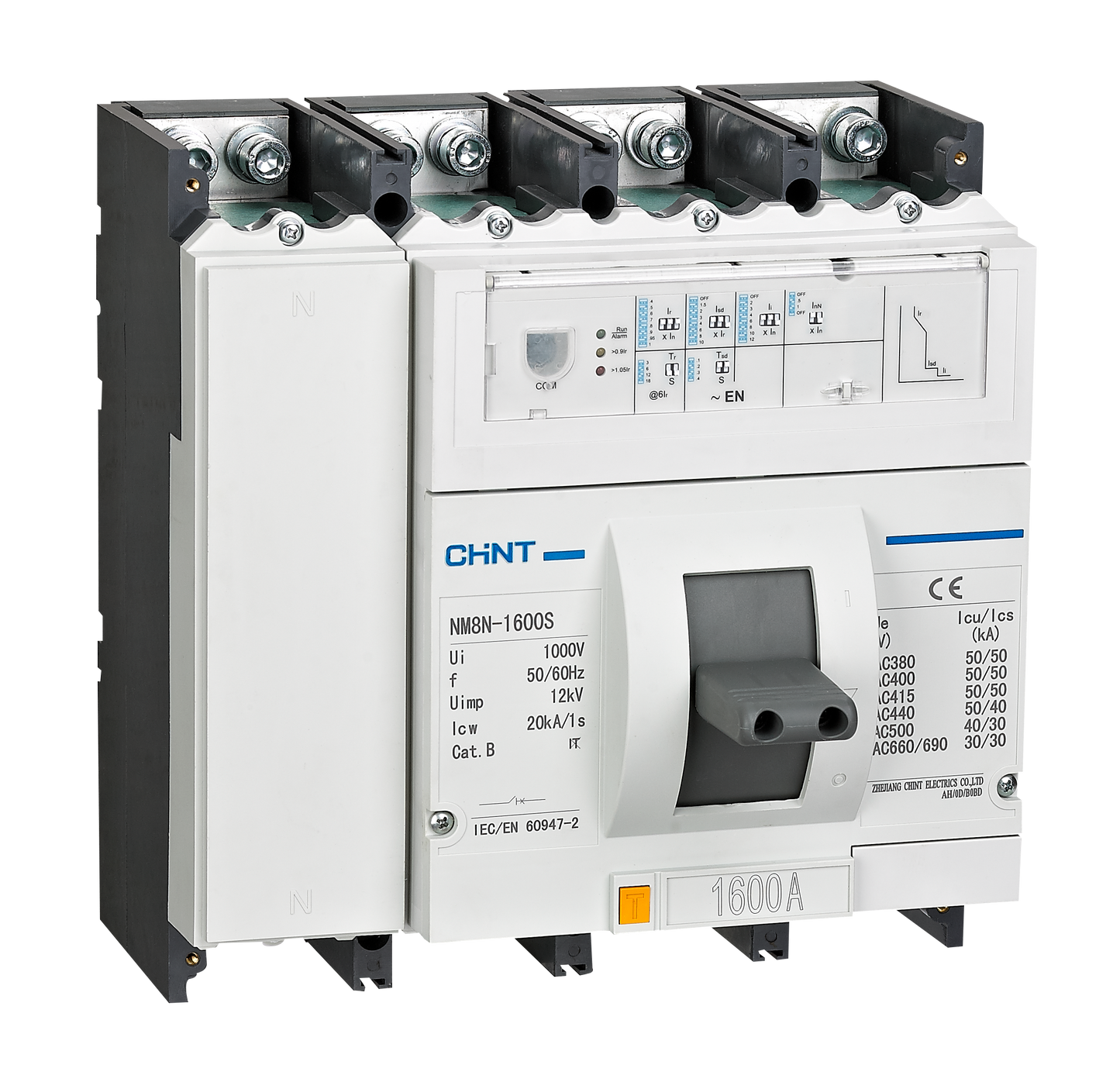 Chint DC Circuit Breaker 175-250A 4P 50KA DC1000