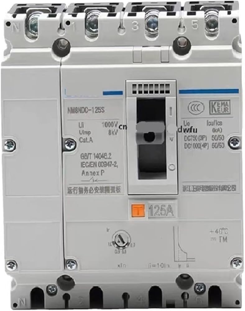 Chint DC Circuit Breaker 160A 50KA DC750V Adjustable (0.7-1In) NM8NDC-250S TM 160 3P