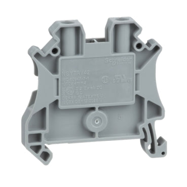SCHNEIDER SCREW TERMINAL, FEED THROUGH, 2 POINTS,