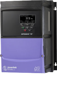Invertek Optidrive P2 IP66, 18 Amps 7.5 kW 3Ph. Input, 3Ph. Output, 380-480V, EMC Filter, Brake Chopper, TFT Display ODP-2-34075-3KF4A-MN