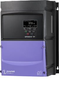 Invertek Optidrive P2 IP66, 30 Amps 15 kW 3Ph. Input, 3Ph. Output, 380-480V, EMC Filter, Brake Chopper, TFT Display ODP-2-44150-3KF4A-MN