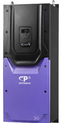 Invertek Optidrive P2 IP55, 105 Amps 75 kW 3Ph. Input, 3Ph. Output, 500-600V, Brake Chopper, TFT Display ODP-2-66075-3K04N-MN
