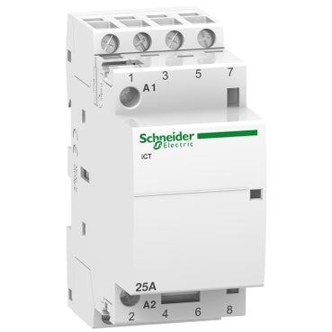 SCHNEIDER iCT 25A 4NO 24V 50Hz contactor