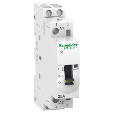 SCHNEIDER iCT 25A 2NO 24V 50Hz MO contact