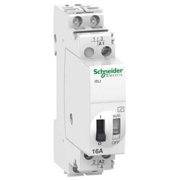SCHNEIDER impulse relay iTLI - 2P - 1NO+1NC - 16A - coil 110 VDC - 230...240 VAC 50/60Hz