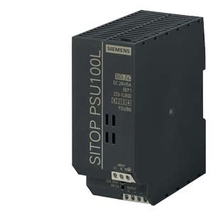 SIEMENS SITOP PSU100L 24 V/5 A STABILIZED POWER SUPPLY INPUT: 120/230 V AC, OUTPUT: 24 V DC/5 A 6EP1333-1LB00