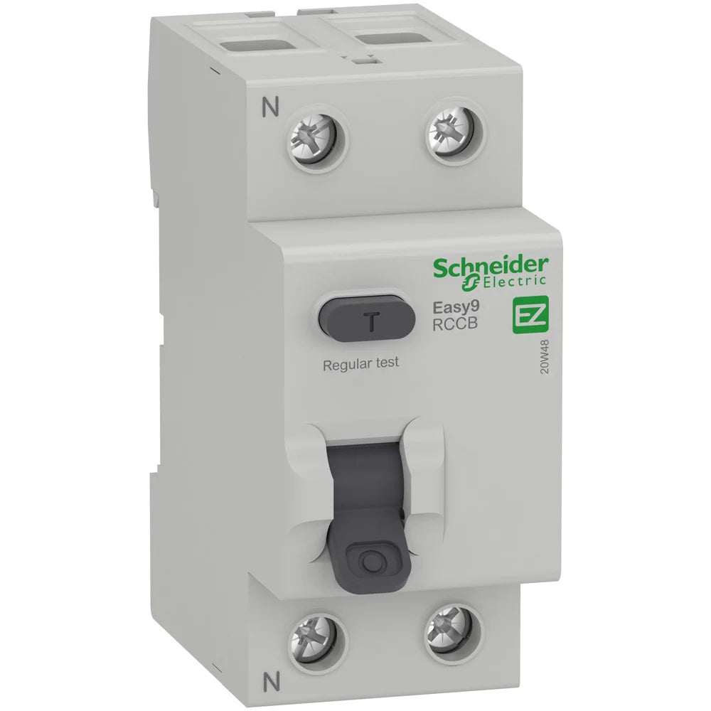 SCHNEIDER EASY9 RCCB 2P 63A 30MA AC 230V