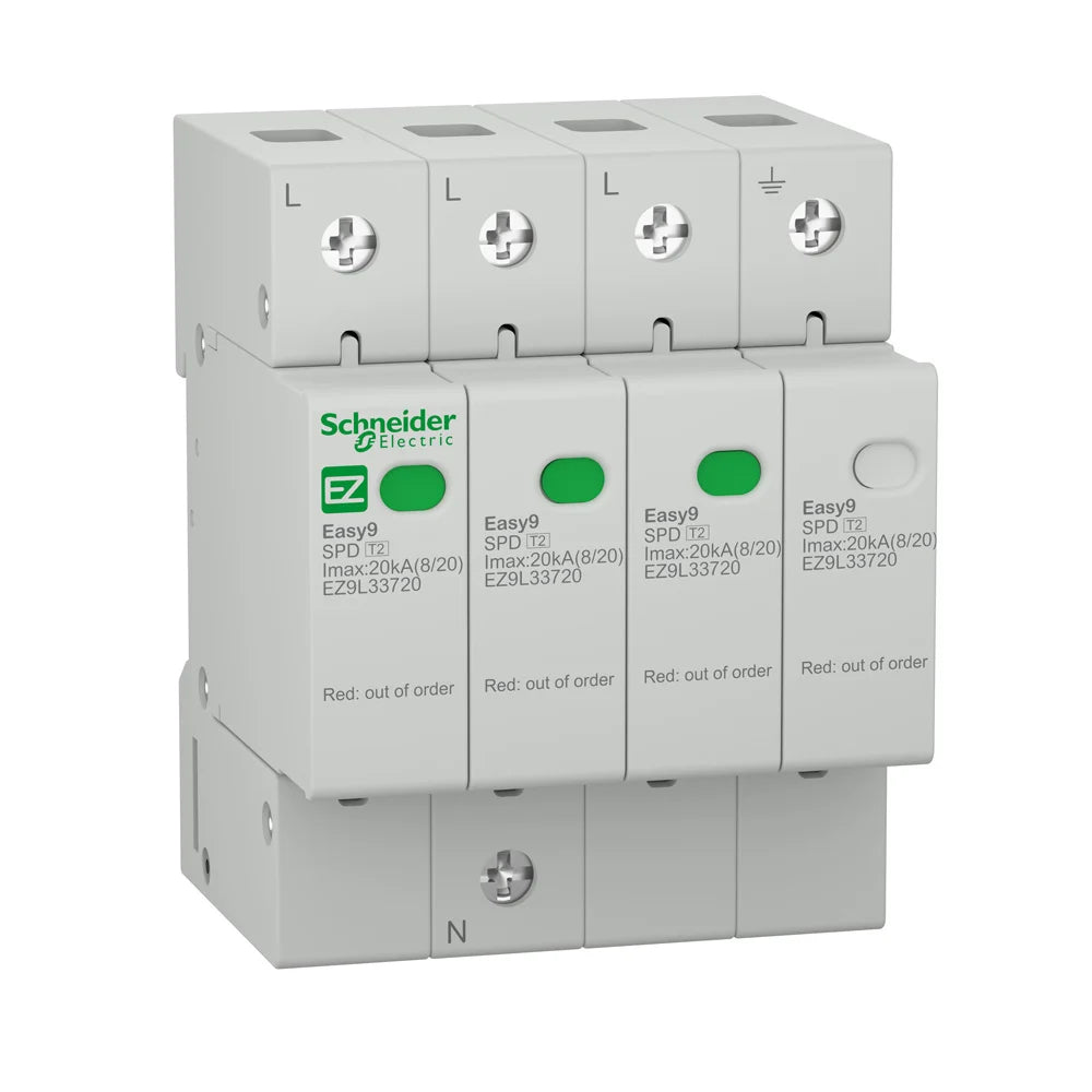 SCHNEIDER Easy9 Surge Arrestor T2 3P-N 20kA 400V