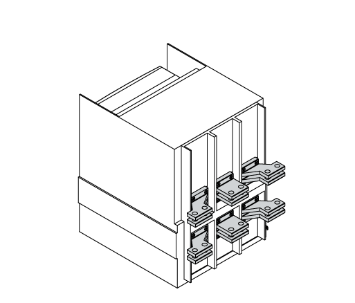 ABB Kit HR/VR E1.2-XT7-XT7M W FP 3pcs 1SDA073949R1