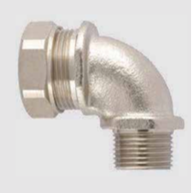 ATKORE FLEXICON Elbow 90d ext thread conn IP65 12-M16 C90 Series External Thread 90 Elbow (IP65)