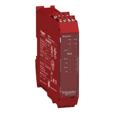 SCHNEIDER 4 safety relay outputs exp. screw term
