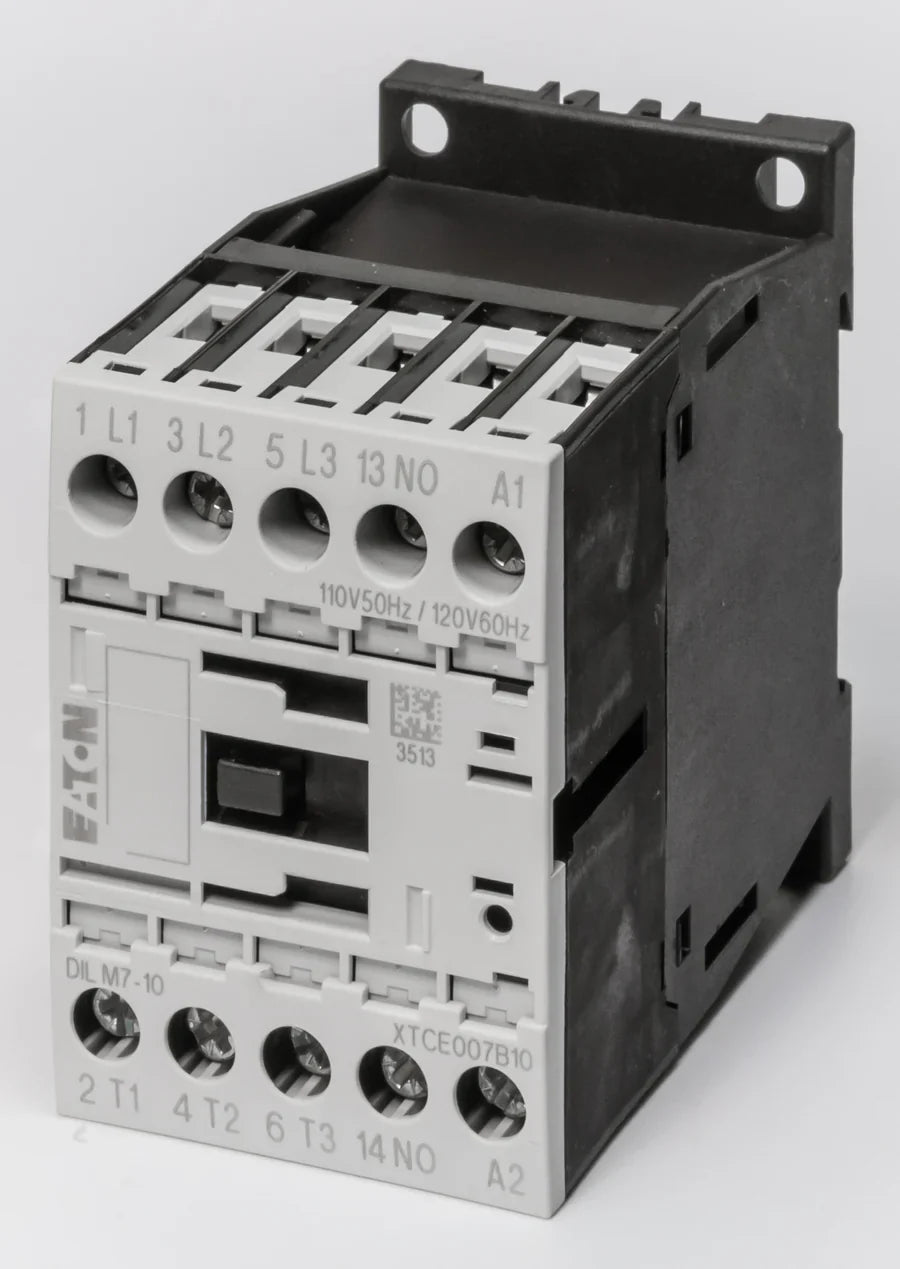 EATON DILM CONTACTOR, 3P+1N/O, 3KW/400V/AC3, 24VDC COIL
