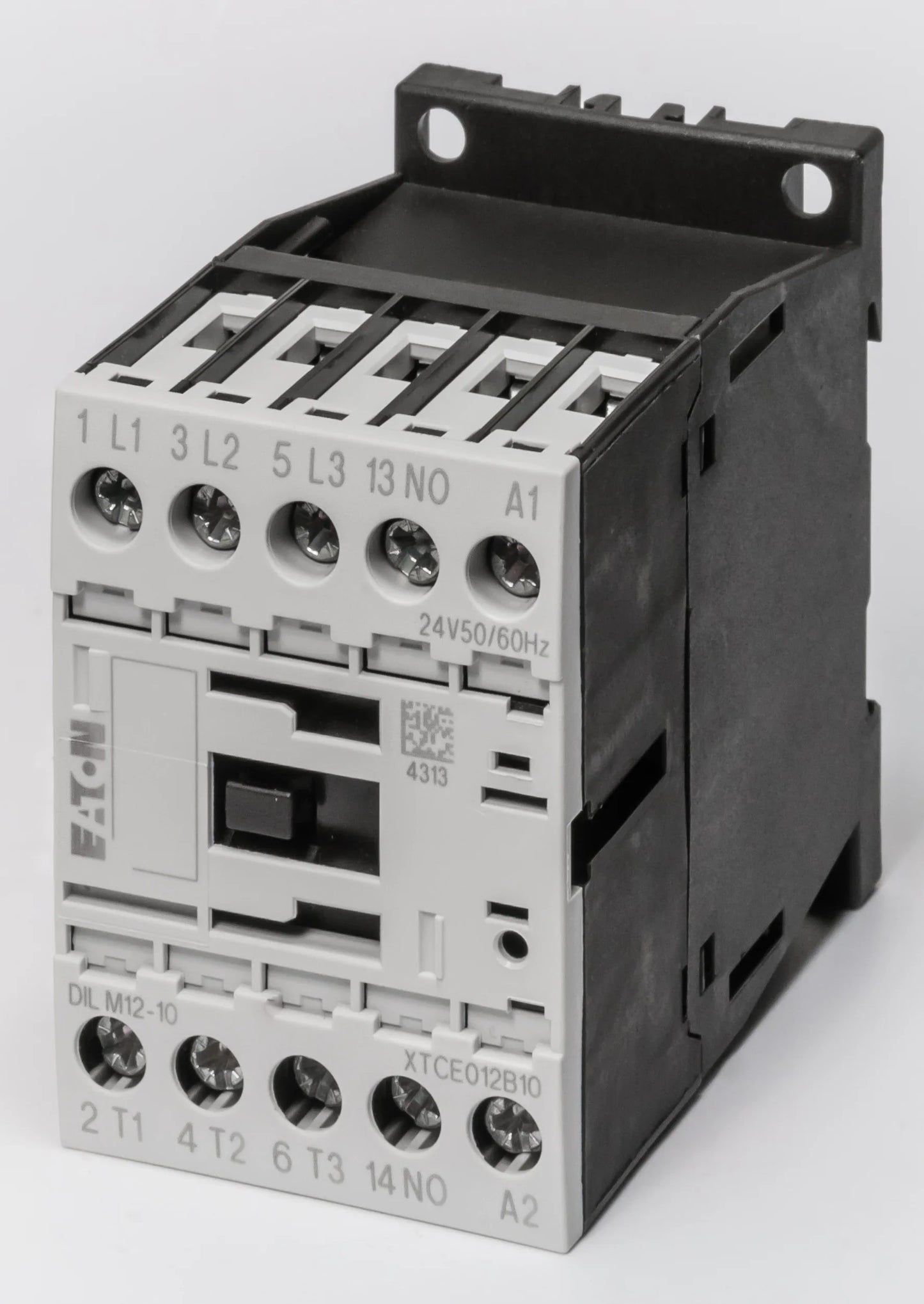 EATON DILM CONTACTOR, 3P+1N/C, 5.5KW/400V/AC3, 24VAC COIL