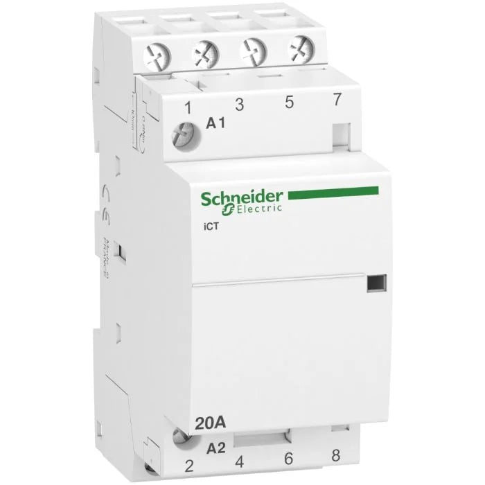 SCHNEIDER iCT20A 4NO 220...240Vac 50HZ contactor