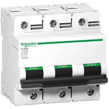 SCHNEIDER C120H 3P 125A C 15000A 415V MINIATURE CI