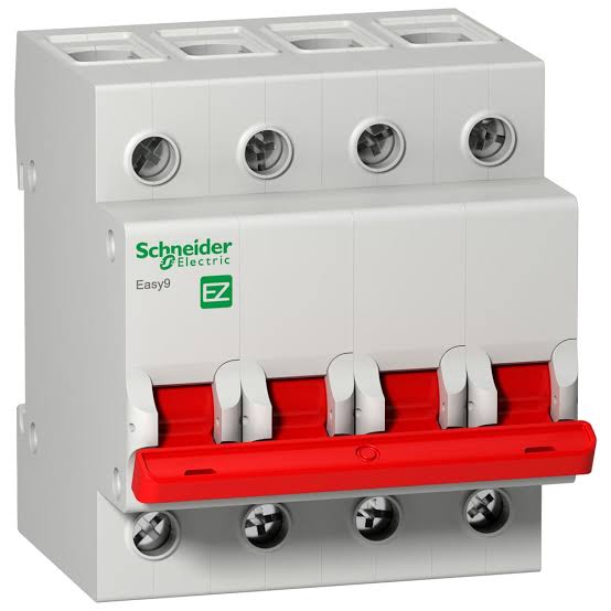 SCHNEIDER EASY9 SWITCH DISC 1P 63A 230V