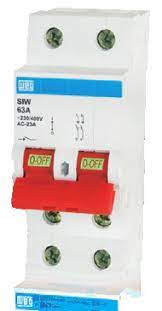 WEG MINIATURE CIRCUIT BREAKER ISOLATOR SIW-63-4 4P 63A ISOLATOR 10075772