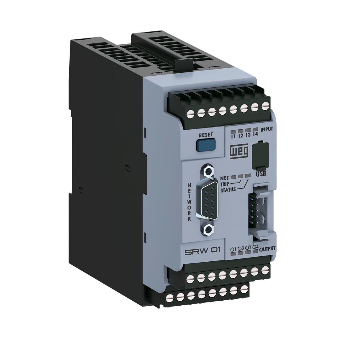 WEG SMART RELAY SRW01-UCPE2E47 CNTL UNIT E/L 110-240VAC/DC 110VAC D/I PROFIBUS 11072137