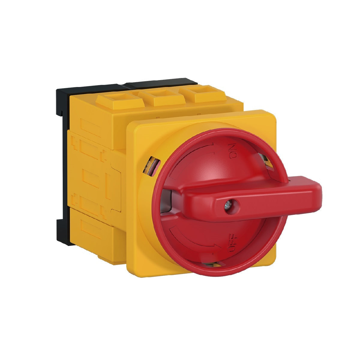 WEG ROTARY DISCONNECTOR MSW 12 B2 H BASE MOUNT 2P 12A RED-YELLOW HANDLE + SHAFT 85mm 12258459