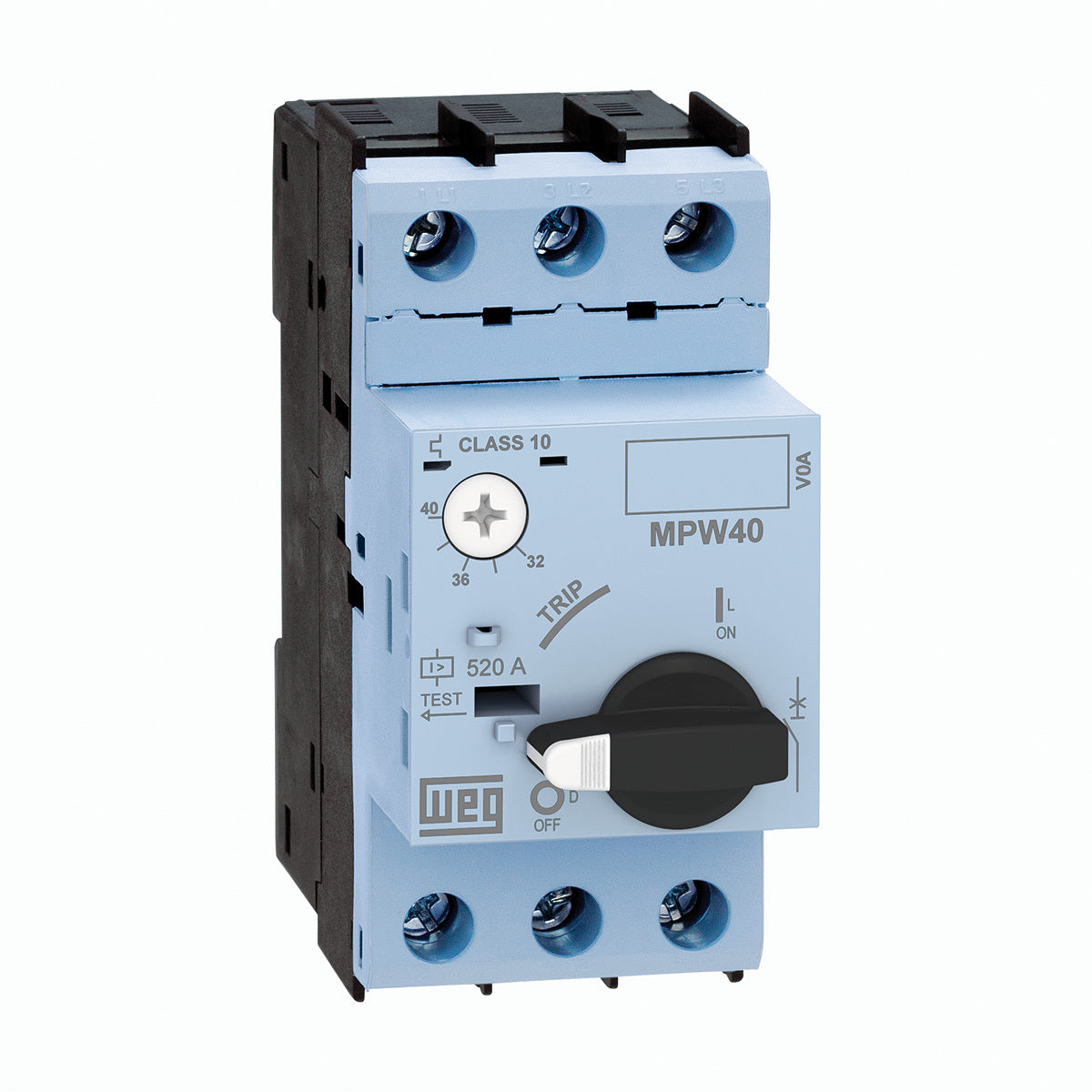 WEG MOTOR PROTECTION BREAKER MPW100-3-U090 THERMAL MAGNETIC MPW100-3-U090 70-90A 10076552