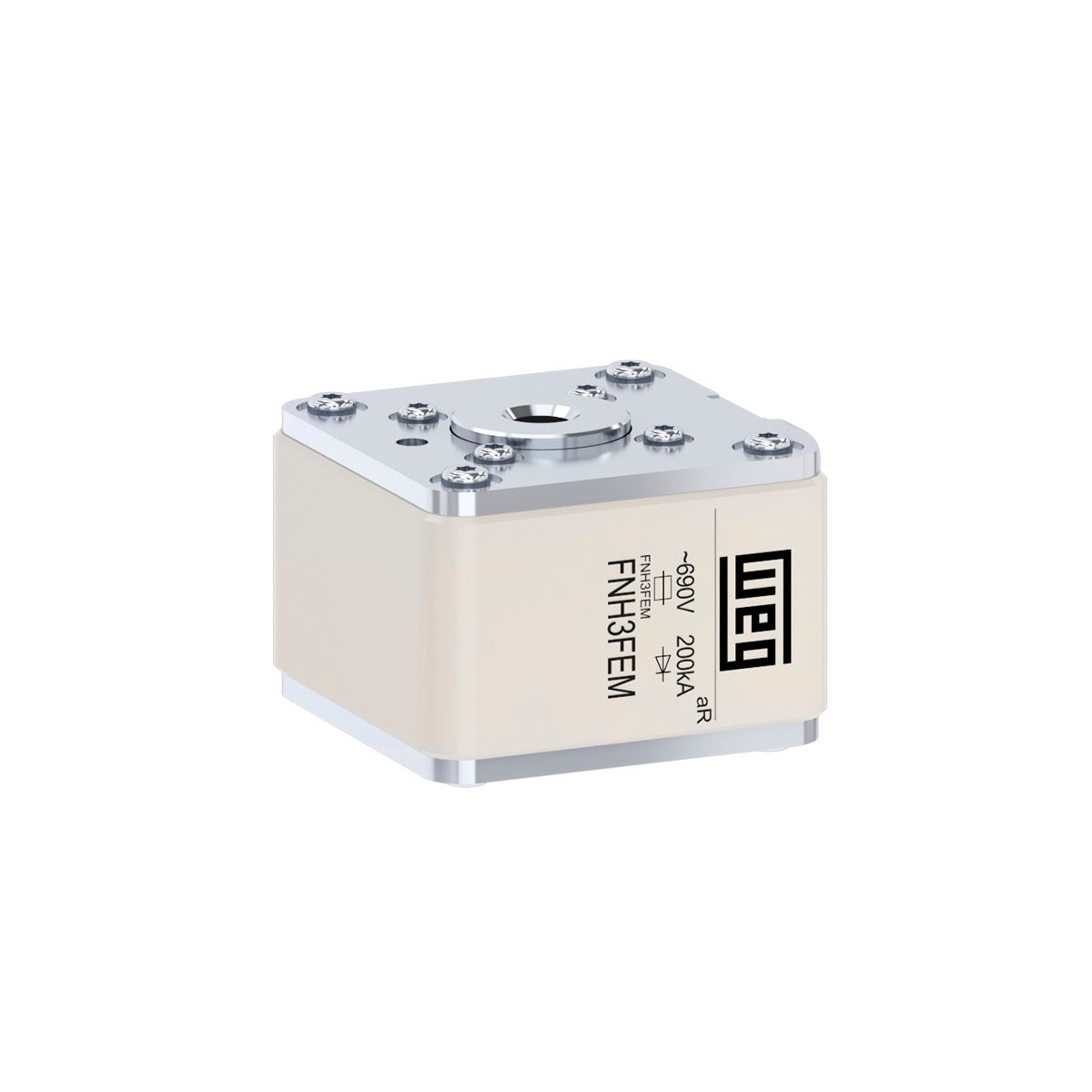 WEG FUSE FNH23FEA-1400Y-A FLUSH END NH aR SIZE 23 1400A 12661688