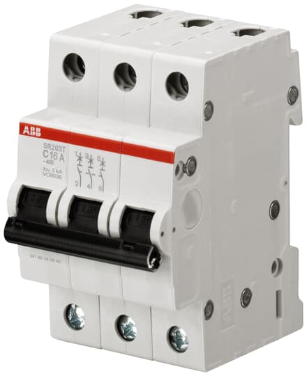 ABB SR202T-C25 Miniature Circuit Breaker - 2P - C - 25 A 2CDS232070R0254