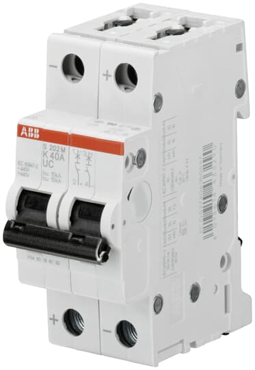 ABB S202M-K50UC Miniature Circuit Breaker - 2P - K - 50 A 2CDS272061R0577